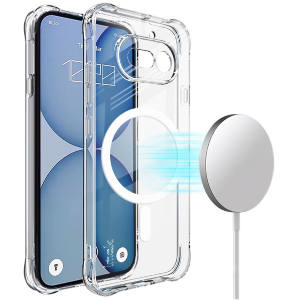 "IMAK" Candy MagSafe твердый силиконовый (ТПУ) чехол - прозрачный (Nothing Phone 4a)