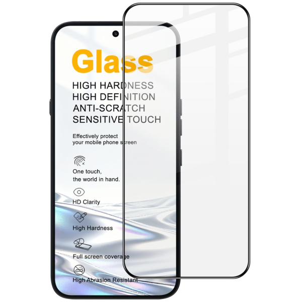"IMAK" Tempered Glass pilnīgi aizsedzams ekrāna aizsargstikls - melns (Nothing Phone 4a Pro)