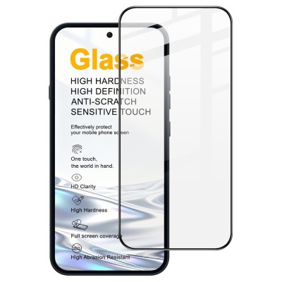 "IMAK" Tempered Glass pilnīgi aizsedzams ekrāna aizsargstikls - melns (Nothing Phone 4a)