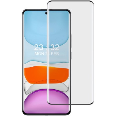 "IMAK" Tempered Glass pilnīgi aizsedzams ekrāna aizsargstikls - melns (Redmi Note 13 Pro+)