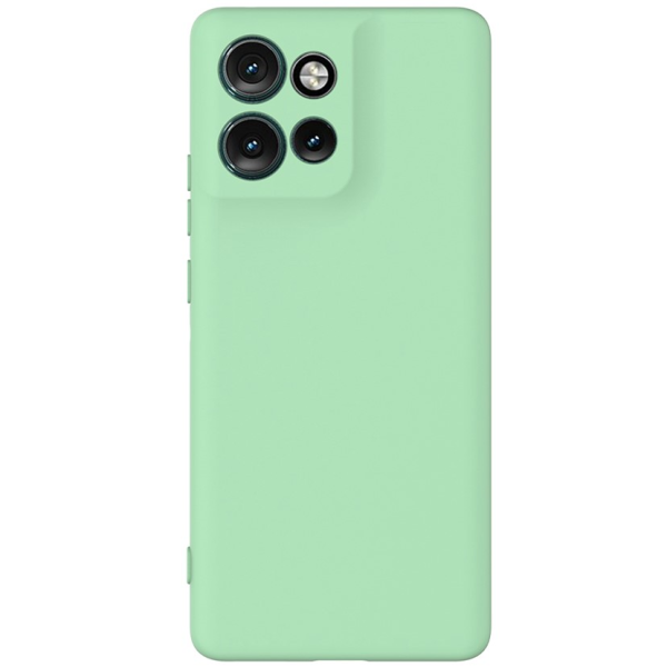 "Shell" твердый силиконовый (TPU) чехол - зелёный (Motorola Edge 60 Neo / Edge 50 Neo / Moto S50 / ThinkPhone 25)