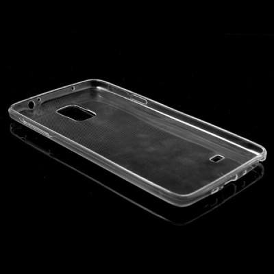 Samsung Galaxy Note 4 (N910) skaidrus (permatomas) kieto silikono TPU ploniausias pasaulyje dėklas / Priedai.lt