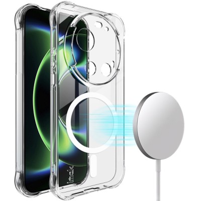 "IMAK" Candy MagSafe cieta silikona (TPU) apvalks - dzidrs (Xiaomi 17 Ultra)