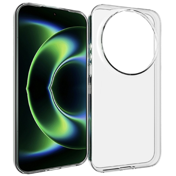 Твердый силиконовый чехол (ТПУ) - прозрачный (Xiaomi 17 Ultra)