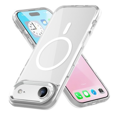 "Tubi" MagSafe cietā silikona (TPU) apvalks - dzidrs (iPhone Air)