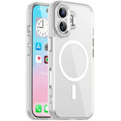 "Tubi" MagSafe Твердое силиконовый (ТПУ) чехол — прозрачный (iPhone 17)