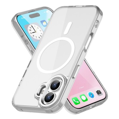 "Tubi" MagSafe Твердое силиконовый (ТПУ) чехол — прозрачный (iPhone 17)