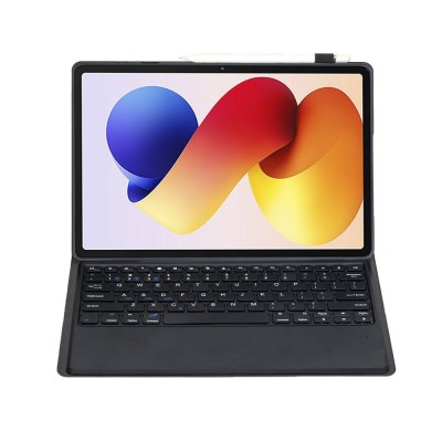 "Bosina" Atvēramais futrālis ar tastatūra - melns (Redmi Pad 2 Pro)