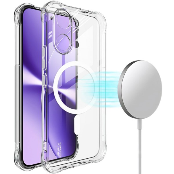 "IMAK" Candy MagSafe cieta silikona (TPU) apvalks - dzidrs (Poco X8 Pro Max / Redmi Turbo 5 Max)