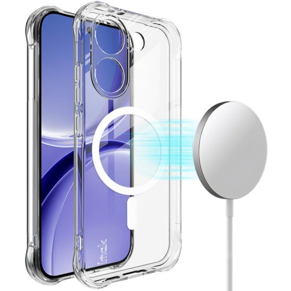 "IMAK" Candy MagSafe твердый силиконовый (ТПУ) чехол - прозрачный (Poco X8 Pro / Redmi Turbo 5)