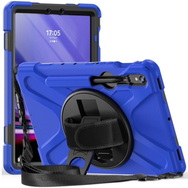 Pastiprinātas aizsardzības apvalks - zils (Galaxy Tab S7 11" / S8 11" / S9 11" / S9 FE 5G / S10 FE / S10 Lite)