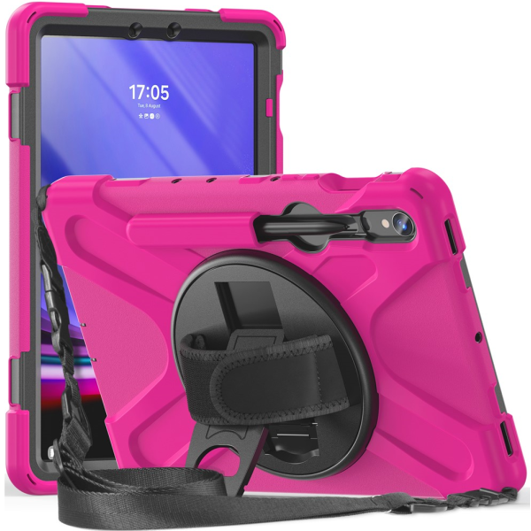 Pastiprinātas aizsardzības apvalks - rozs (Galaxy Tab S7 11" / S8 11" / S9 11" / S9 FE 5G / S10 FE / S10 Lite)