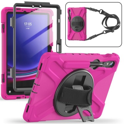 Pastiprinātas aizsardzības apvalks - rozs (Galaxy Tab S7 11" / S8 11" / S9 11" / S9 FE 5G / S10 FE / S10 Lite)