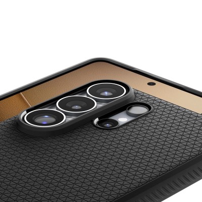 "Spigen" Liquid Air Mag fit apvalks - melns (Galaxy S26 Ultra)
