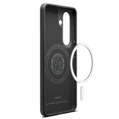 "Spigen" Liquid Air Mag fit apvalks - melns (Galaxy S26)