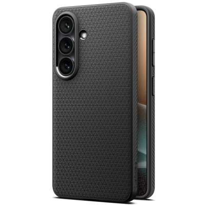 "Spigen" Liquid Air Mag fit apvalks - melns (Galaxy S26+)