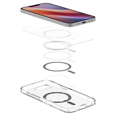 "Spigen" Ultra MagFit чехол - прозрачный (iPhone 17e / 16e)