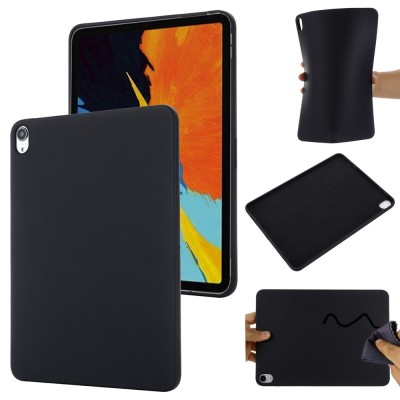 "Shell" cieta silikona (TPU) apvalks - melns (iPad Air 11 2026 / iPad Air 11 2025 / iPad Air 11 2024)