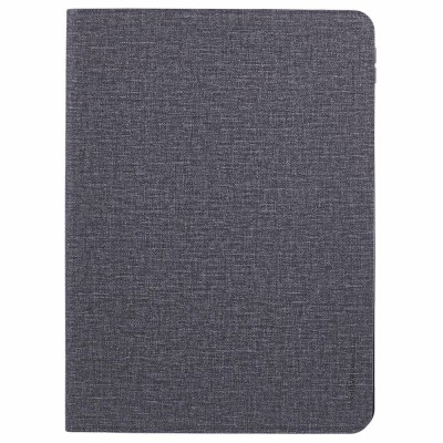 "X-LEVEL" atvēramais tekstila maciņš - pelēks (iPad Air 11 2026 / iPad Air 11 2025 / iPad Air 11 2024)