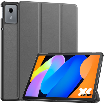 „Saige" Atvēramais maciņš - pelēks (Idea Tab 11 2025 / Tab K11 Gen 2  / Xiaoxin Pad 11 2025)
