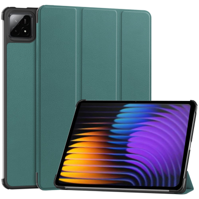 „Saige" Чехол-книжка - зелёный (Xiaomi Pad 7 / Pad 7 Pro / Pad 8 / Pad 8 Pro)