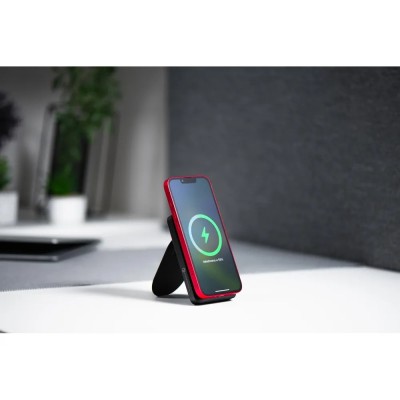 „Forcell“ Magnetic Mini Air MagStand внешний аккумулятор - черное (10000 mAh, 20W)