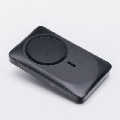 „Forcell“ Magnetic Mini Air MagStand внешний аккумулятор - черное (10000 mAh, 20W)