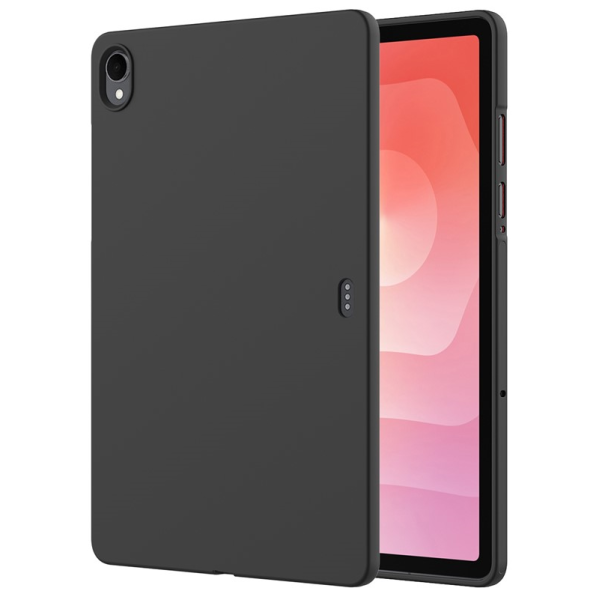 "Shell" cieta silikona (TPU) apvalks - melns (Galaxy Tab S11)