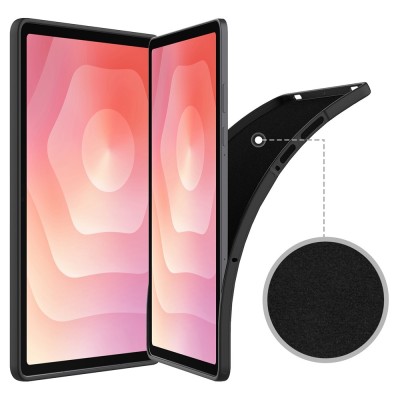 "Shell" твердый силиконовый чехол (TPU) - чёрный (Galaxy Tab S11)