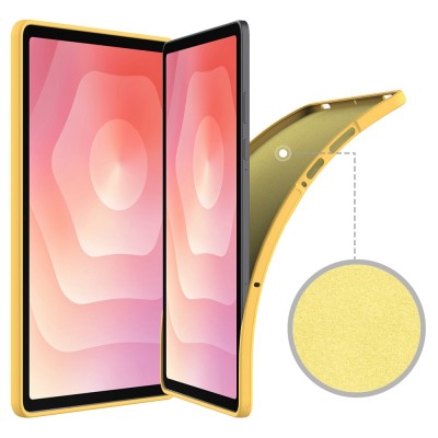 "Shell" твердый силиконовый чехол (TPU) - жёлтый (Galaxy Tab S11)