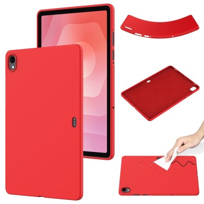 "Shell" твердый силиконовый чехол (TPU) - красный (Galaxy Tab S11)