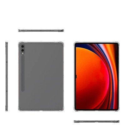 Pastiprinātas aizsardzības cieta silikona (TPU) apvalks - dzidrs (Galaxy Tab S10 Ultra)