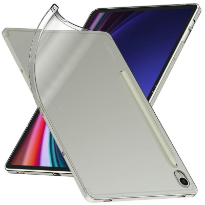 Усиленный защитный чехол из твердого силикона (TPU) - прозрачный (Galaxy Tab S10 Lite / S10 FE / S9 FE)