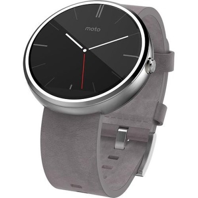 „Motorola“ Moto 360 pelēks viedie pulkstenis / Vacins.lv