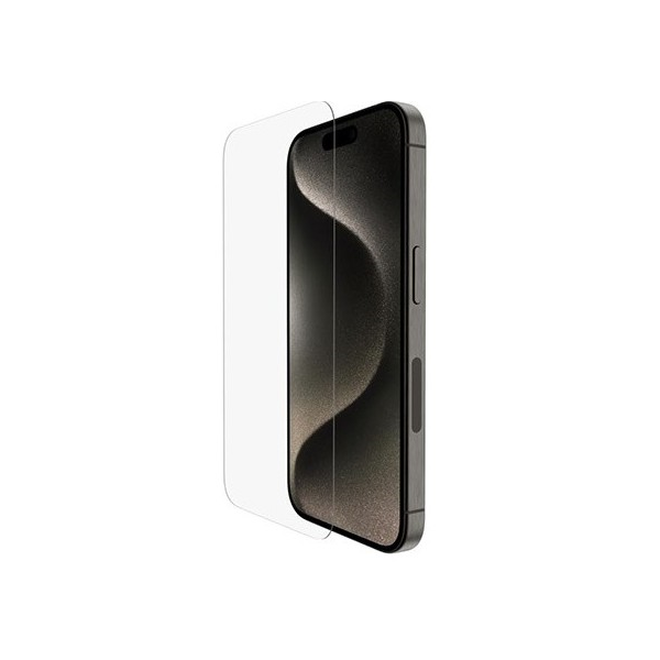 „Tempered Glass“ защитное стекло экрана - прозрачный (iPhone 15 Pro)