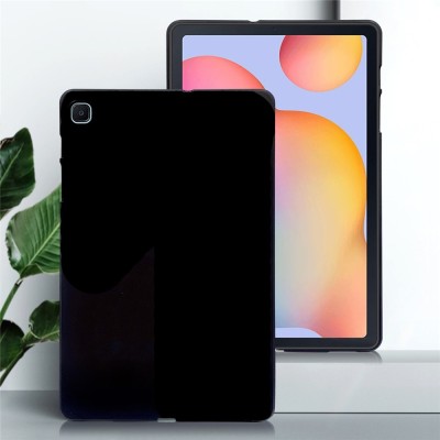 Samsung Galaxy Tab S6 Lite 10.4 (P615, P610, P613, P619) твердый силиконовый чёрный чехол из TPU - задняя часть | Vacins.lv