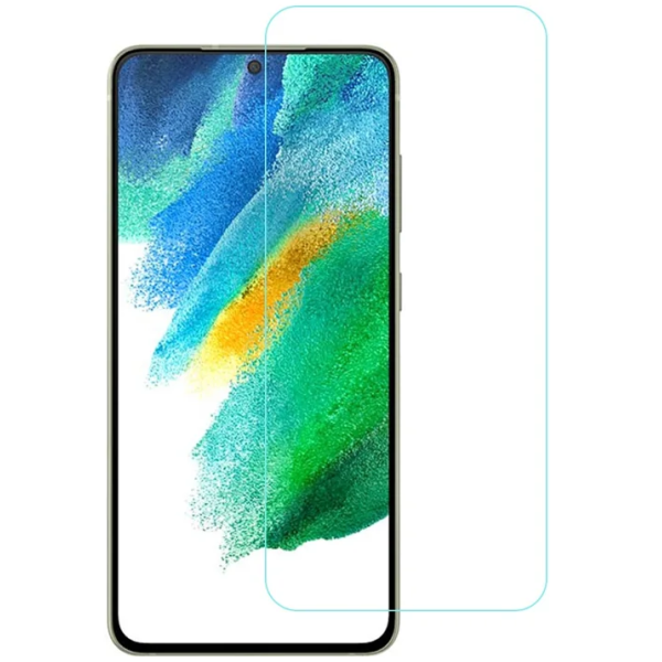 „Tempered Glass“ защитное стекло экрана - прозрачный (Galaxy S21 FE)