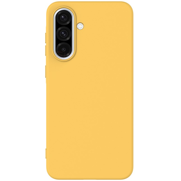 "Shell" твердый силиконовый (TPU) чехол - жёлтый (Galaxy A56 / A36)