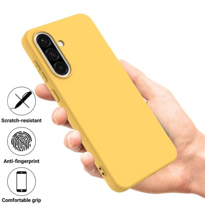 "Shell" твердый силиконовый (TPU) чехол - жёлтый (Galaxy A56 / A36)