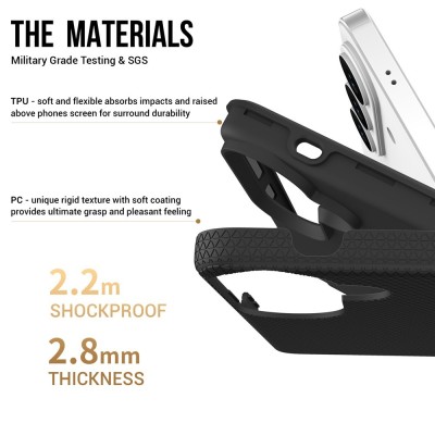 „TUKU“ Shockproof ciets silikona korpuss - melns (Galaxy S26+)