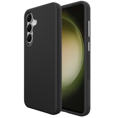 „TUKU“ Shockproof ciets silikona korpuss - melns (Galaxy S25 FE)