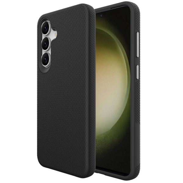 „TUKU“ Shockproof ciets silikona korpuss - melns (Galaxy S25 FE)