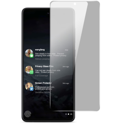 "IMAK" Tempered Glass melns ekrāna aizsargstikls - privāta (Galaxy A72)
