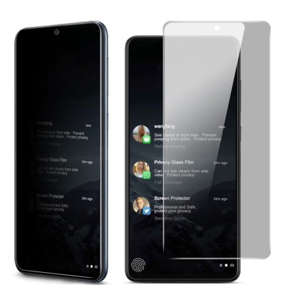 "IMAK" Tempered Glass черное защитное стекло толщиной - конфиденциальность (Galaxy A72)