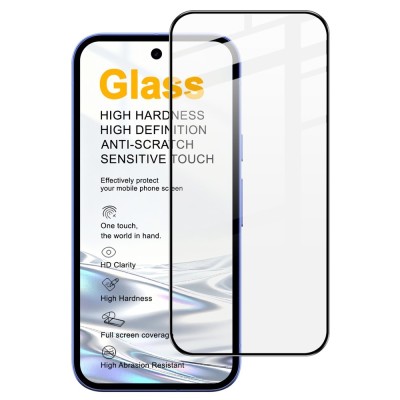 "IMAK" Tempered Glass pilnīgi aizsedzams ekrāna aizsargstikls - melns (Pixel 10a)