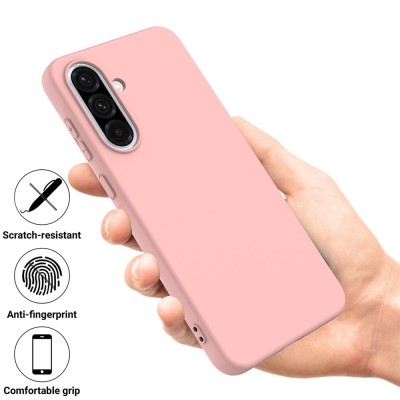 Твердый силиконовый чехол (TPU) „Shell“ - розовый (Galaxy A56 / A36)