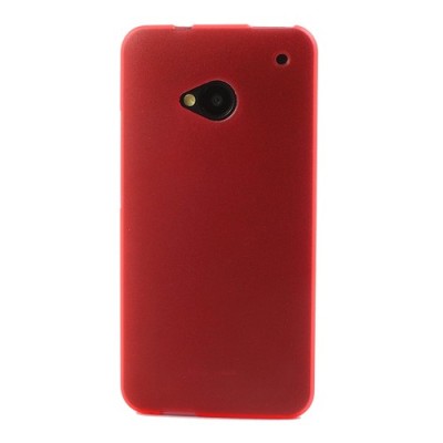 Perregimas HTC One M7 raudonas dėklas (Dėkliukas) / Priedai.lt