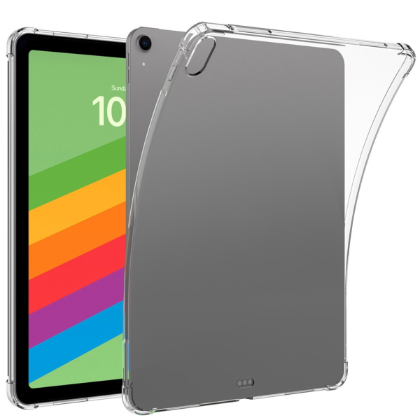 Pastiprinātas aizsardzības cieta silikona (TPU) apvalks - dzidrs (iPad Air 13 (2026) / Air 13 (2025) / Air 13 (2024))