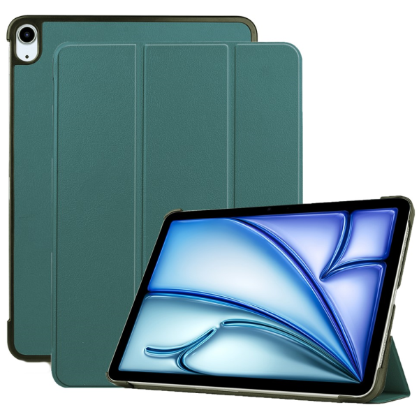 „Saige" Чехол-книжка - зелёный (iPad Air 13 (2026) / Air 13 (2025) / Air 13 (2024))