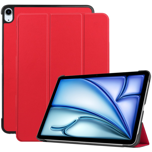 „Saige" Чехол-книжка - красный (iPad Air 13 (2026) / Air 13 (2025) / Air 13 (2024))